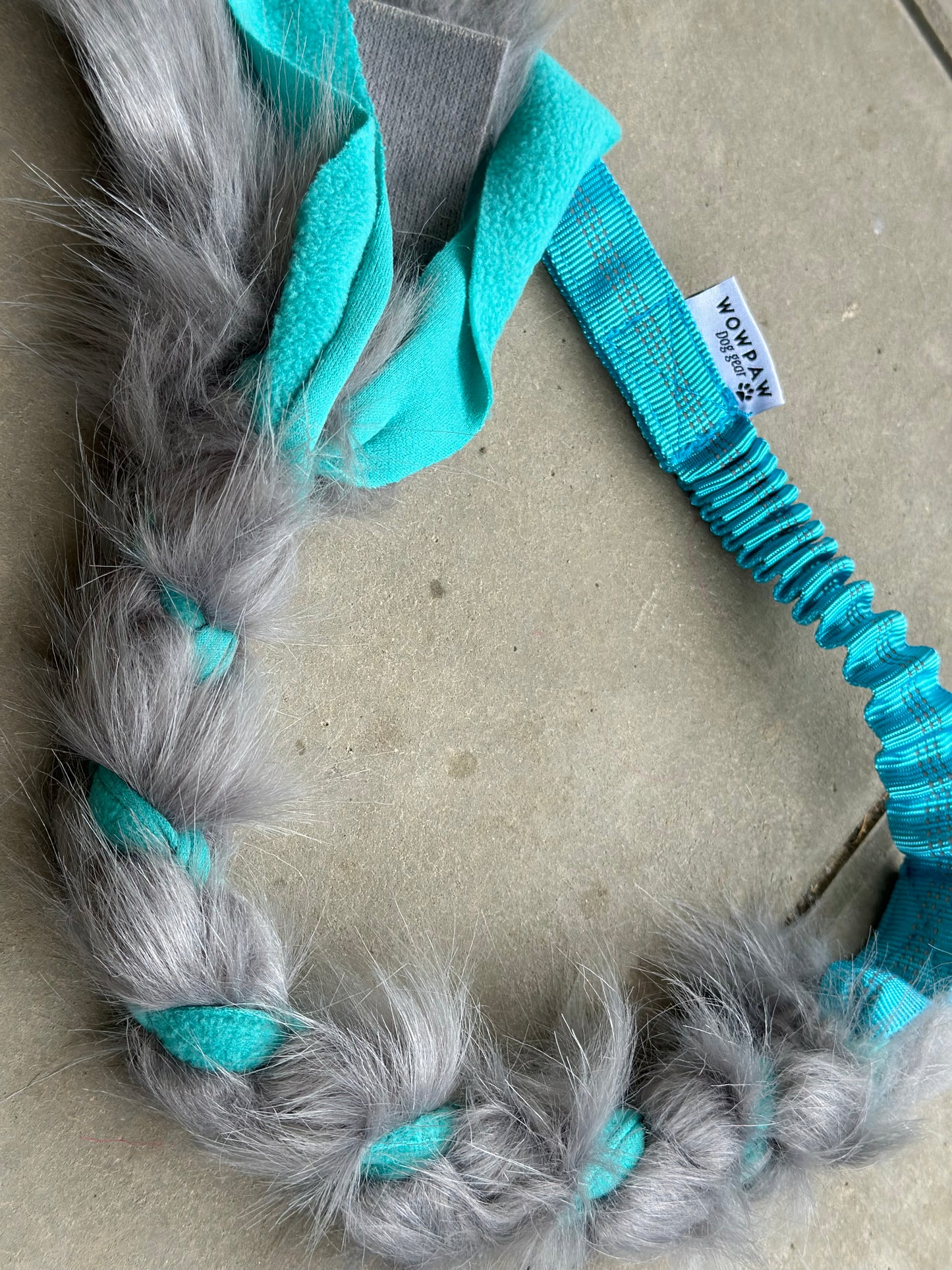 Bungee Zergel geflochten Pink und Blau & Orange