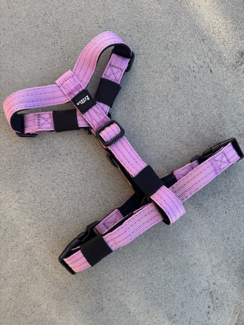 Hochwertiges Hundegeschirr XXS Helllila ohne Griff