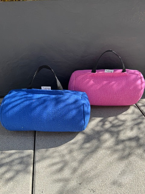 Beißkissen Pink & Blau 30x16cm