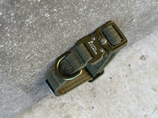 Taktisches Hundehalsband ULTRA LIGHT Army Green Edition XXS