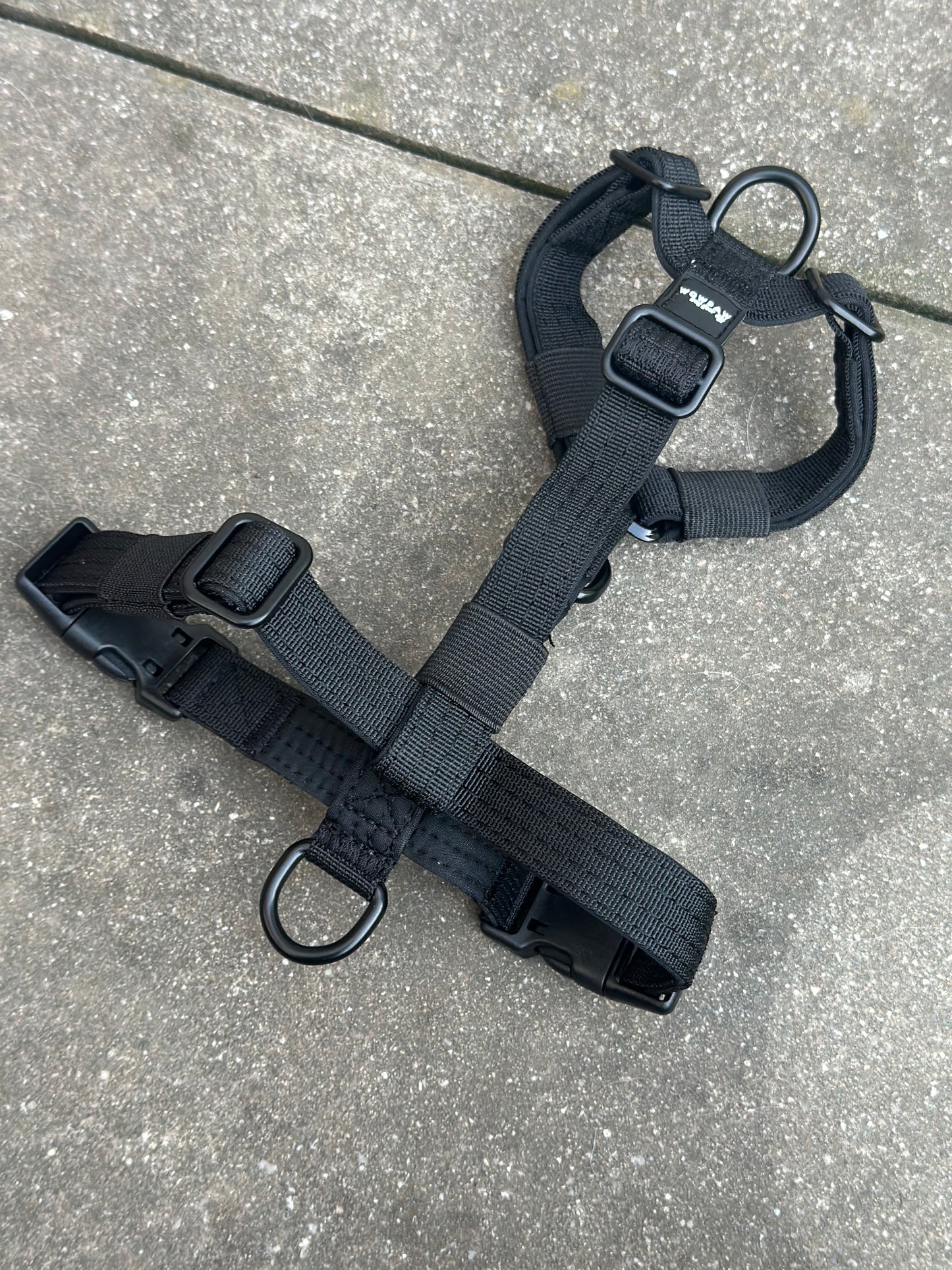 Hochwertiges Hundegeschirr XS Schwarz