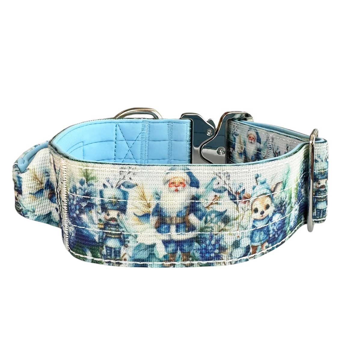 Hochwertiges taktisches Hundehalsband WEIHNACHTSMANN Größe M