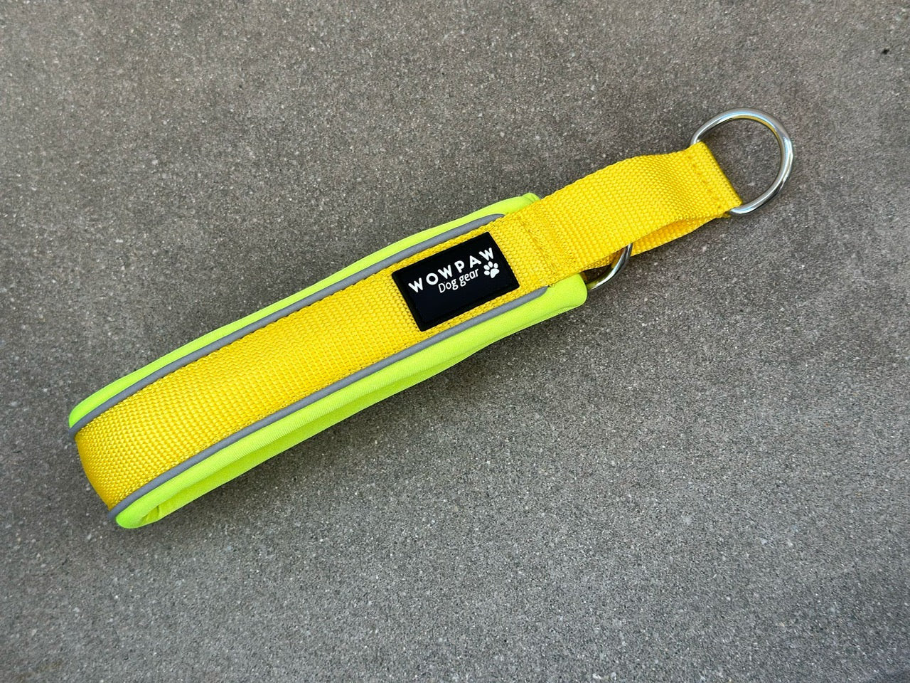 Collare per cani tattico di alta qualità 2,5 cm arancione neon taglia XS