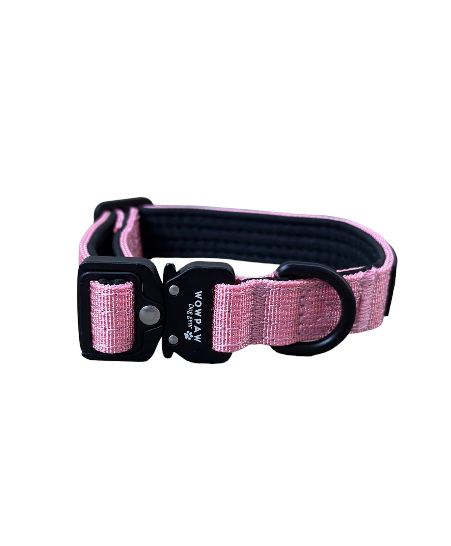 Collare per cani tattico di alta qualità 2,5 cm arancione neon taglia XS