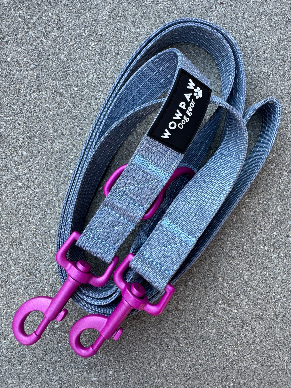 Standard Hundeleine M verstellbar Länge 2m Blue Purple Edition